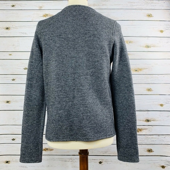 Zara | Jackets & Coats | Zara Wool Blend Asymmetrical Sweater Jacket Gray L | Poshmark